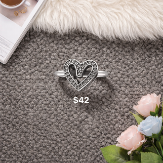 Charm heart shape