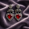 Arete Fligrana Con Flor Pajarito Plata .925