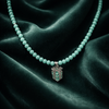 Collar Tiffany Regalo, color turquoise, Plata .925