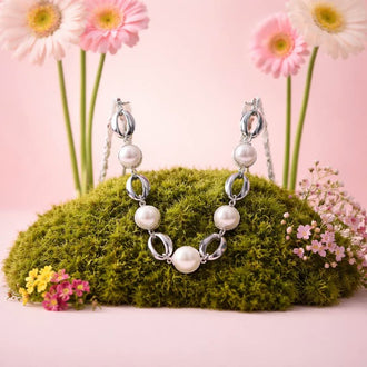 Silver / Real Pearl Bracelet Silver .925