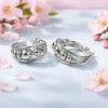 Hoop Earrings made in Mexico Silver .925