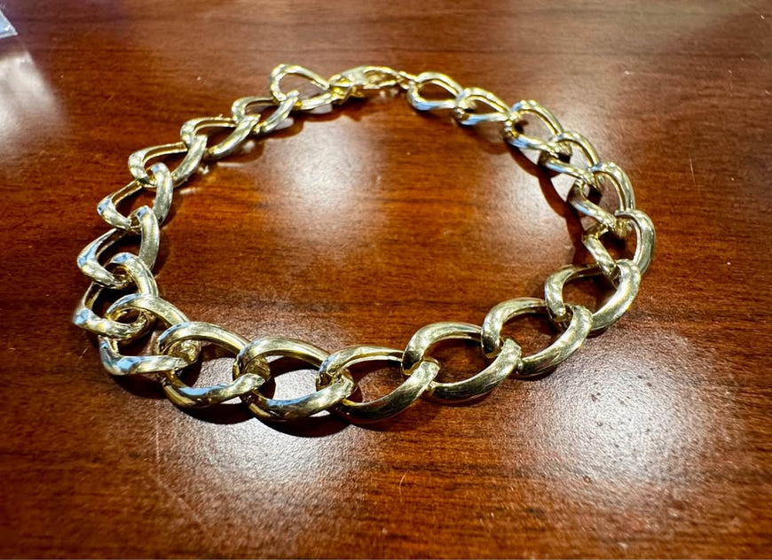 Gold 10K chain cuban bracelet