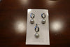 Silver & Pearl Earrings Pendant Set .925 Made in Mexico