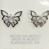Butterfly stud Sterling Silver .925