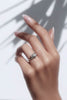 Ring Jaguar style with zircon Silver .925