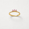 Anillo Rapunzel en plata .925 con baño de oro