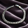 Silver chain bracelet