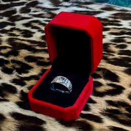 Silver color lucky elephant ring silver .925