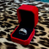 Silver color lucky elephant ring silver .925