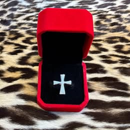 Silver Cross Ring Size 5, 6, 7, 8, 9, 10