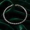 Silver Rope Chain Bracelet