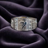 Silver color lucky elephant ring silver .925