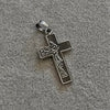 Silver Tone Crucifix Pendant Silver .925