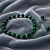 Malachite Style Green Bead Bracelet