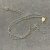 Silver Rosary Necklace