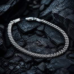 Sterling Silver Curb Chain Bracelet