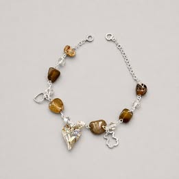 Pulsera de Agathas con Oso y Corazón