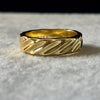 ANILLO CHUNKY CON BANO DE ORO, talla 6,7,8