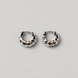 ARRACADA CHUNKYU ANCHA, PLATA .925