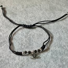 Pulsera Ajustable con Dije Plata .925