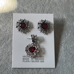 SET ARETE Y DIJE FILIGRANA OXIDADA, PLATA .925
