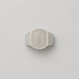 Anillo para caballero con circonia blanca talla 10 y 11