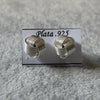 ARETE NUDO HECHO A MANO, PLATA .925