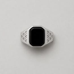 Anillo para caballero con piedras en talla 11