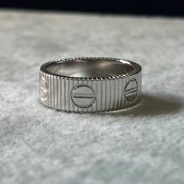 ANILLO CON BARRITA, talla 7 y 8