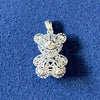 DIJE DE OSO FILIGRANO, PLATA .925