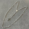 Silver Rosary Necklace