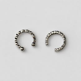 GRAPAS BANO DE RODIO, PLATA .925