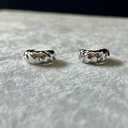 ARRACADA CHUNKYU ANCHA, PLATA .925