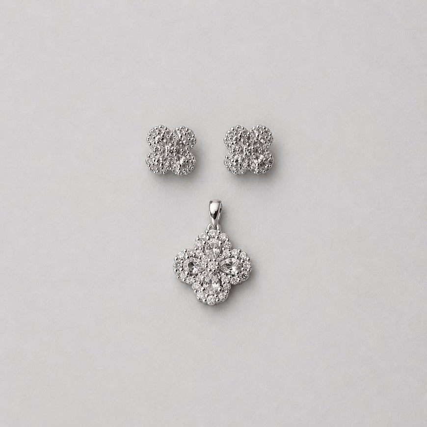Set Aretes con dije VC