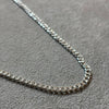 Cadena cubana diamantada 70CM 4mm