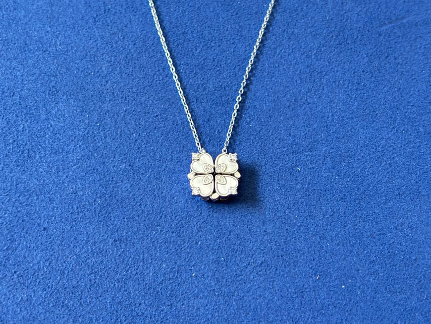 Collar Trebol Perla