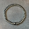 PULSO INSP. MONACO CHAIN 20CM, BAÑO DE RODIO, PLATA .925