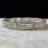 BRAZALETE BANO DE RODIO, PLATA .925