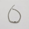 Pulsera Inspirada en Monaco chain Plata .925 con rodio 200cm