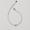 PULSERA CON DIJE MULTICIRCONIAS, BANO DE RODIO, CR