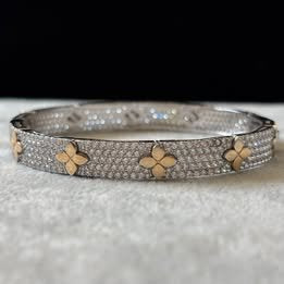 BRAZALETE BANO DE RODIO, PLATA .925