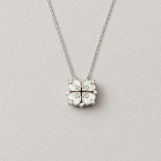 Collar Trebol Perla