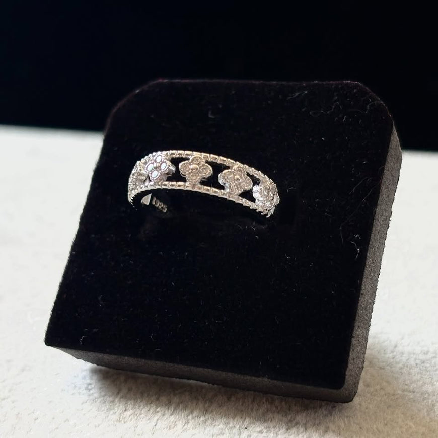 ANILLO ORO O PLATA .925 ELIGEN TALLA 6,7,8, BAÑO DE RODIO