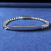 ESCLAVA LISA INP. MONACO CHAIN 16CM, PLATA .925