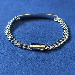 ESCLAVA LISA INP. MONACO CHAIN 16CM, PLATA .925