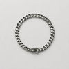 PULSO INSP. MONACO CHAIN 20CM, BAÑO DE RODIO, PLATA .925
