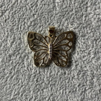 Dije de mariposa Oro 10K