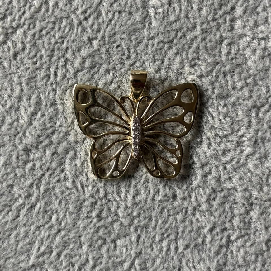 Dije de mariposa Oro 10K