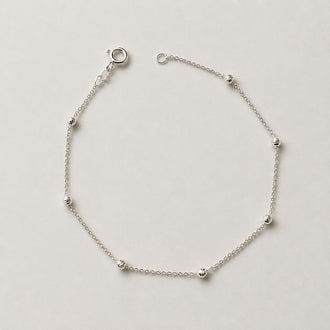 Pulsera Plata .925 con bolitas