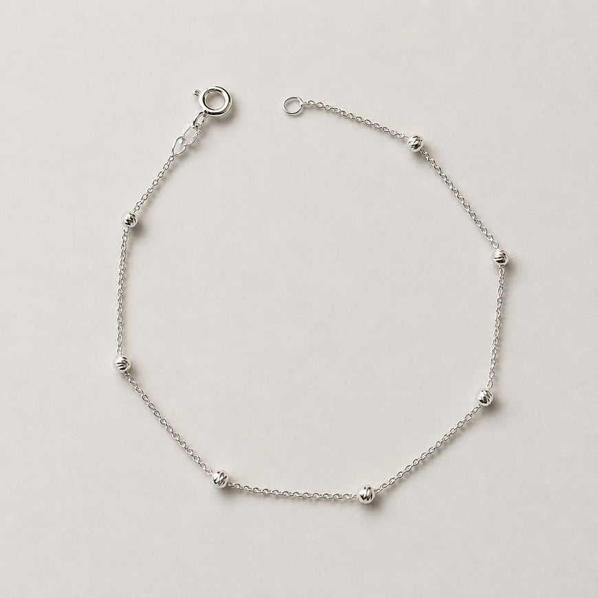 Pulsera Plata .925 con bolitas